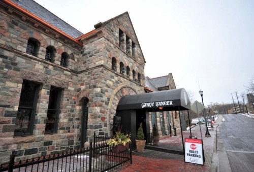 The historic Michigan Central Railroad Depot building in Ann Arbor, built in 1886, was converted into the Gandy Dancer restaurant more than four decades ago, but now there's talk of converting it back into a train station. (Ryan Stanton | The Ann Arbor News)